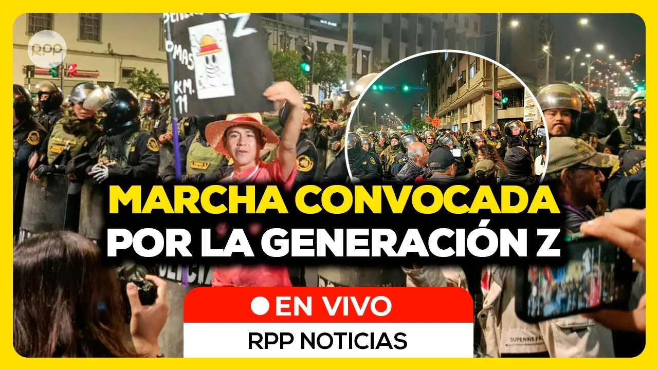 Reproducir: 🔴En vivo 📢 Marcha en Lima: transportistas y jóvenes de la Generación Z toman las calles este 14N