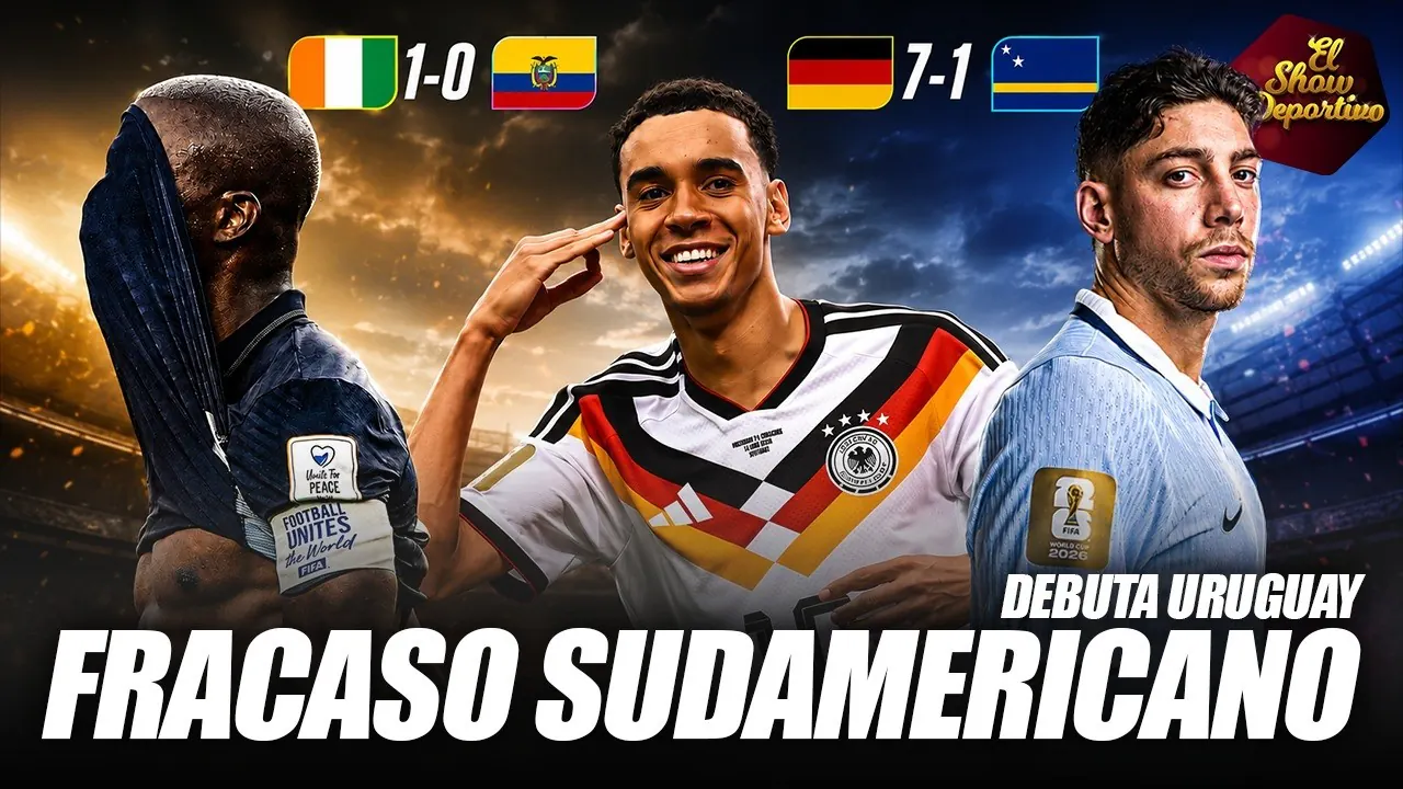 Reproducir: ¿Qué pasa con Sudamérica? Ningún triunfo en el inicio del Mundial 🚨 | El Show Deportivo 15/06/26