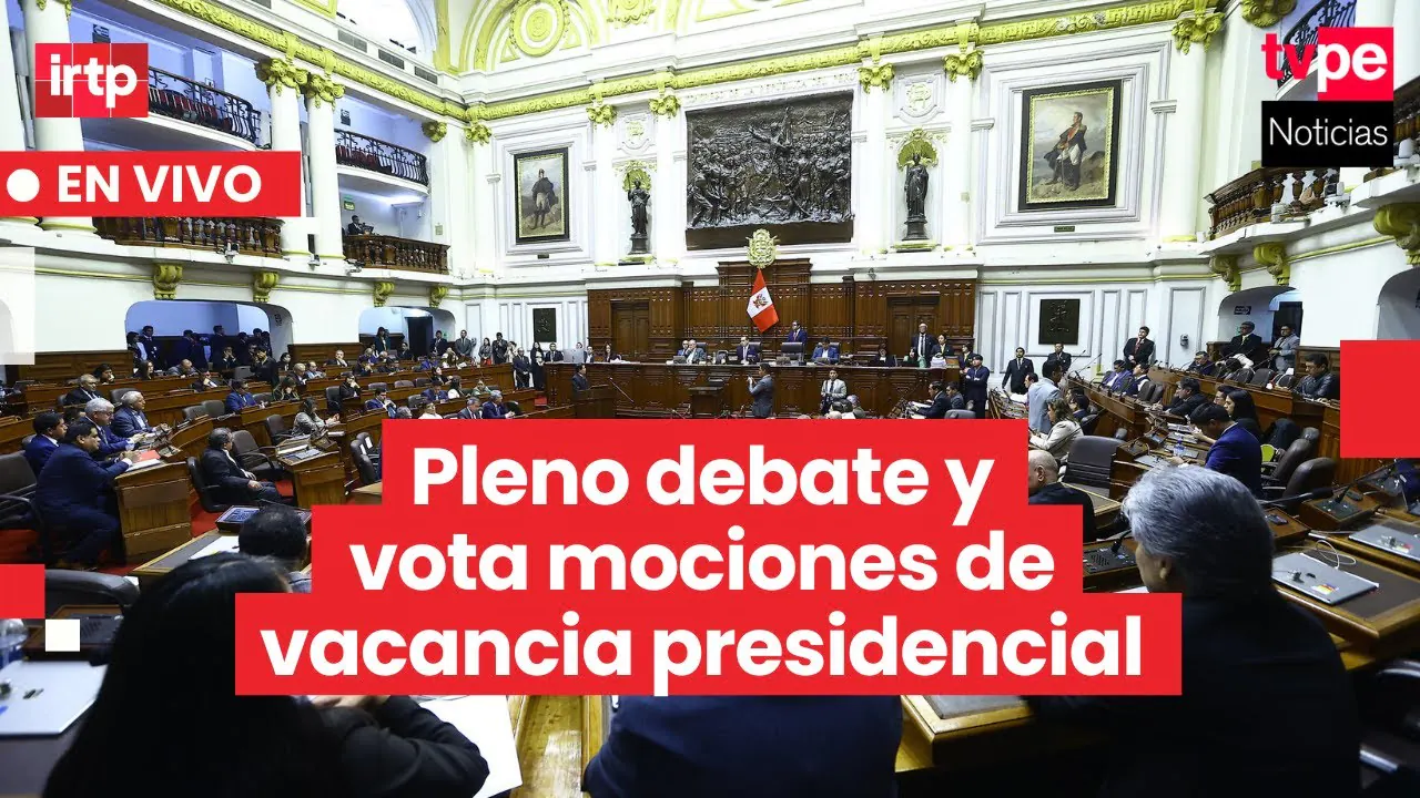Reproducir: Congreso debate y vota mociones de vacancia presidencial | EN VIVO