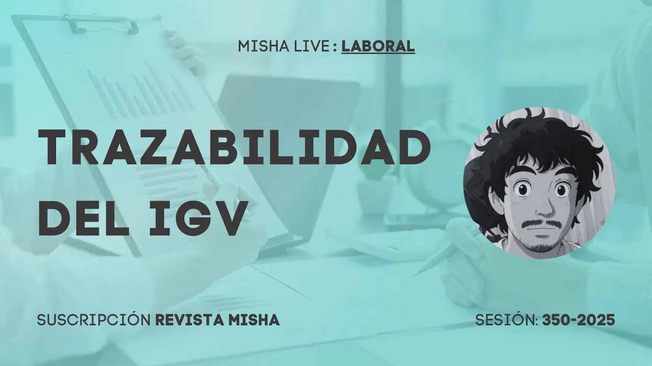 Reproducir: TRAZABILIDAD DEL IGV
