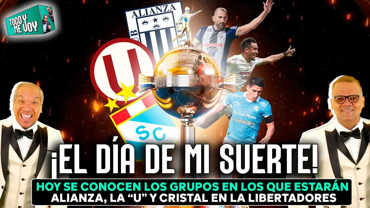 Reproducir: #ENVIVO ALIANZA LIMA, UNIVERSITARIO Y CRISTAL CONOCERAN A SUS RIVALES EN LA LIBERTADORES #TOCOYMEVOY