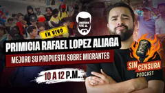 PRIMICIA: RAFAEL LOPEZ ALIAGA MEJORO SU PROPUESTA SOBRE MIGRANTES INDOCUMENTADOS