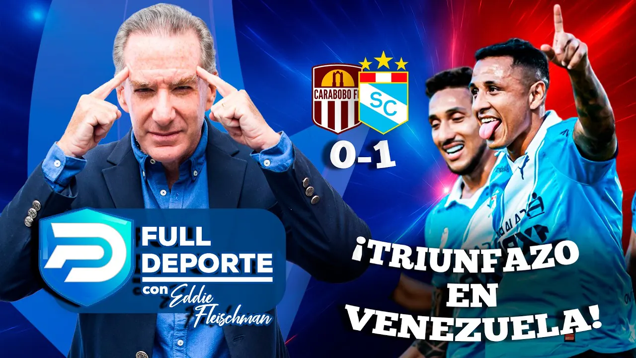 Reproducir: ¡TRIUNFAZO CELESTE EN VENEZUELA! SPORTING CRISTAL VENCIÓ DE VISITA 1-0 A CARABOBO