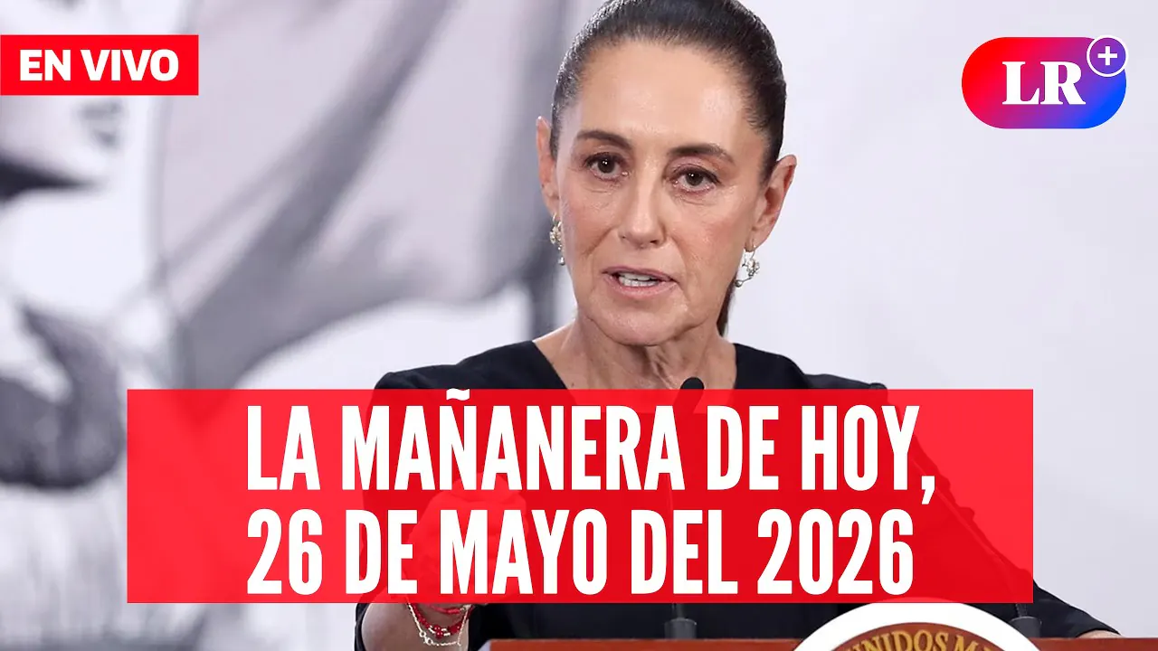 Reproducir: 🔴 Claudia Sheinbaum EN VIVO en la Mañanera de HOY, 25 de mayo de 2026 | #LR