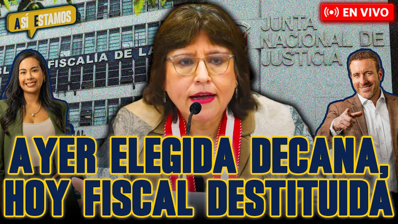 Reproducir: 🚨 #ENVIVO | ¡LA JUNTA NACIONAL DE JUSTICIA RATIFICÓ LA DESTITUCIÓN DE DELIA ESPINOZA! #ASÍESTAMOS