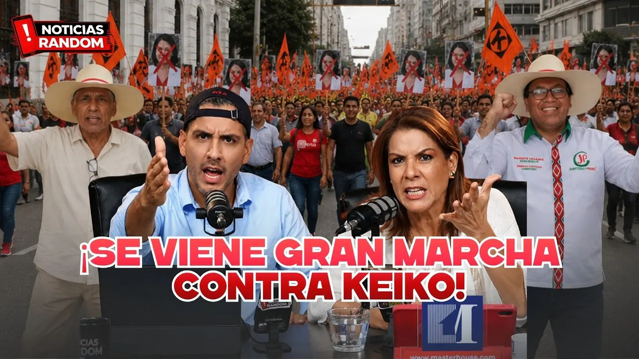 Reproducir: ¡SE VIENE GRAN MARCHA CONTRA KEIKO! - NOTICIAS RANDOM