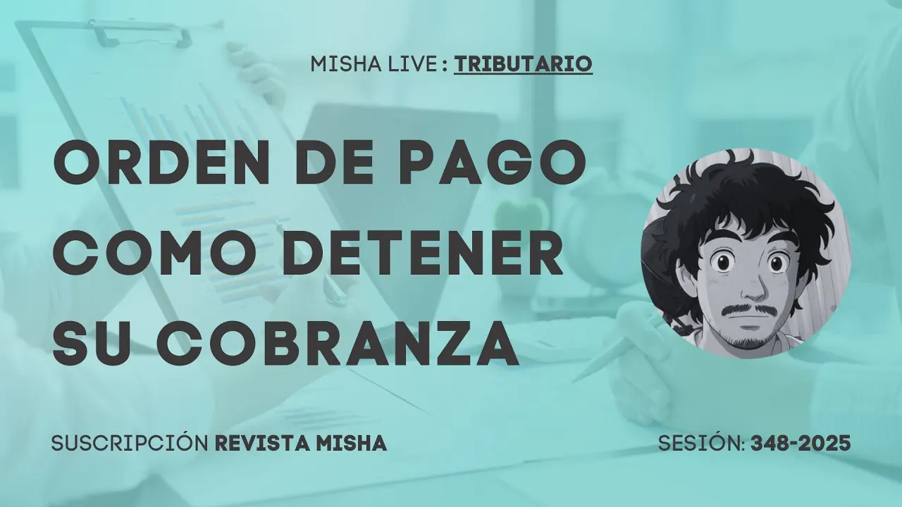 Reproducir: ORDEN DE PAGO COMO DETENER SU COBRANZA