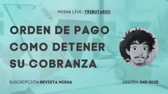 ORDEN DE PAGO COMO DETENER SU COBRANZA