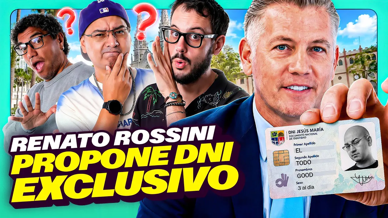 Reproducir: ROSSINI PROPONE DNI EXCLUSIVO PARA JESÚS MARÍA | BALCAZAR GASTA DEMÁS EN MINISTERIOS | HABLA GOOD