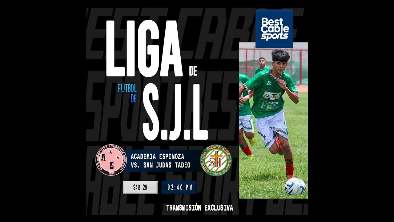 Reproducir: 🔴 EN VIVO | ⚽ Academia Espinoza vs San Judas, EN VIVO y en EXCLUSIVA por Best Cable Sports! 🔵🔴🔵
