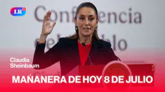 CLAUDIA SHEINBAUM EN VIVO en la CONFERENCIA MAÑANERA de HOY, 8 de julio de 2025