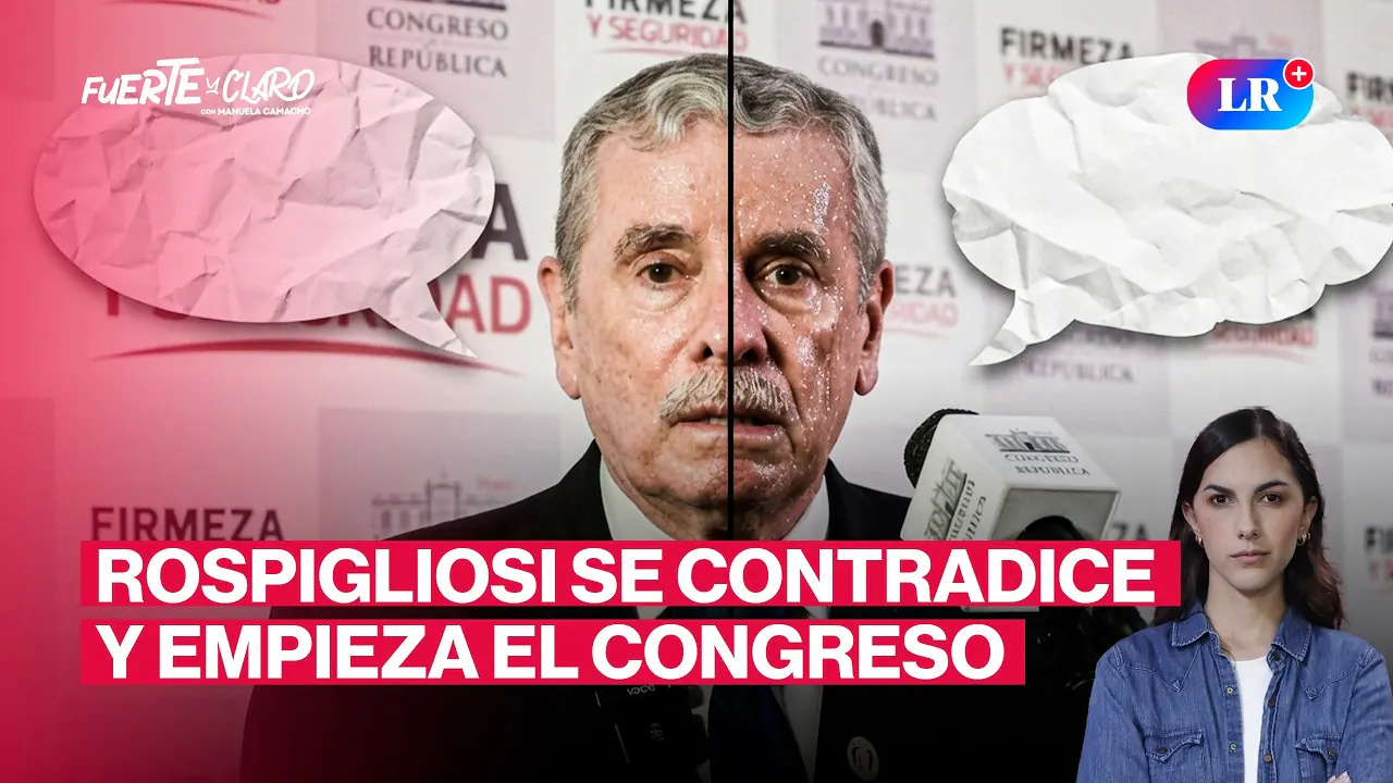 Reproducir: ROSPIGLIOSI BAJO CUESTIONAMIENTOS Y JURAMENTA EL NUEVO CONGRESO | FUERTE Y CLARO CON MANUELA CAMACHO