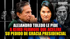 #EnVivo Alejandro Toledo solicita a Keiko Fujimori la gracia presidencial