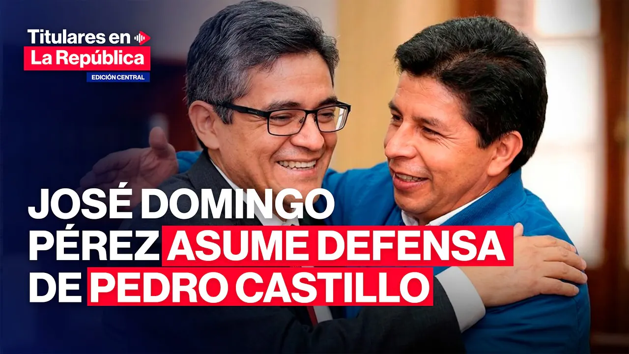 Reproducir: 🔴 PEDRO CASTILLO: Exfiscal JOSÉ DOMINGO PÉREZ asume defensa legal de expresidente| #TLR