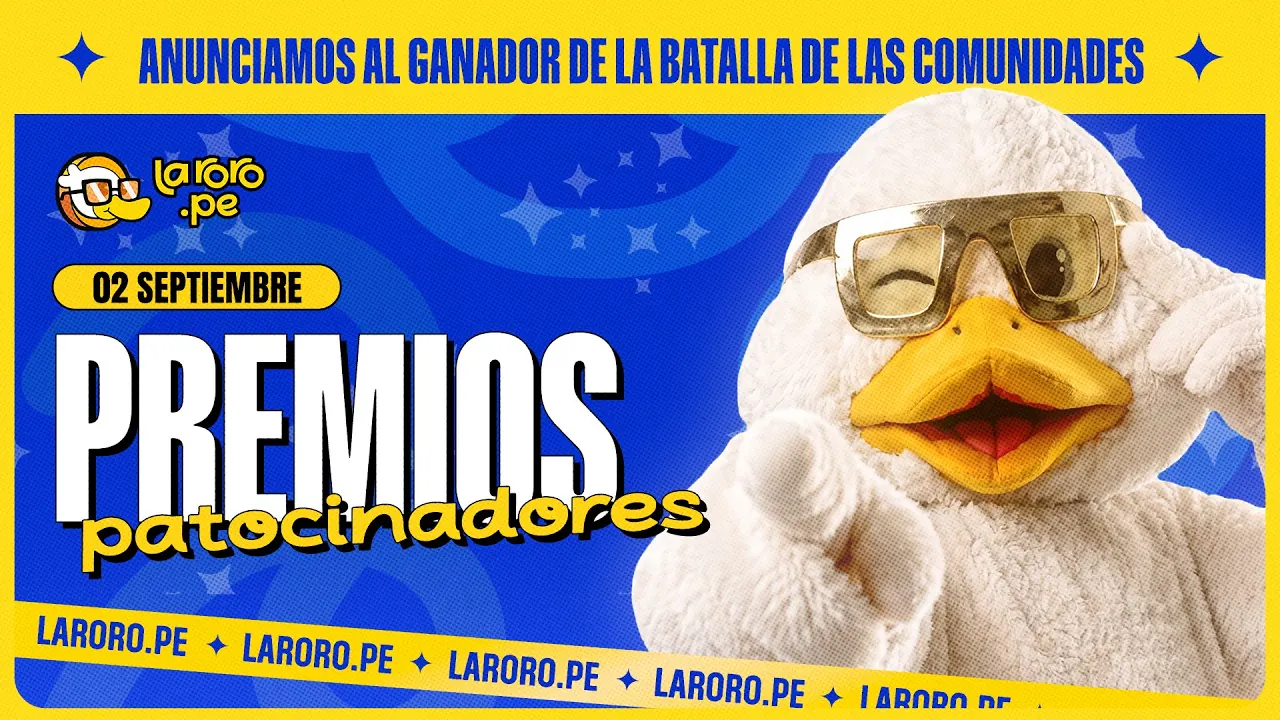 Reproducir: PREMIOS LARORO.PE 02 DE SETIEMBRE | LARORO.PE 🦆