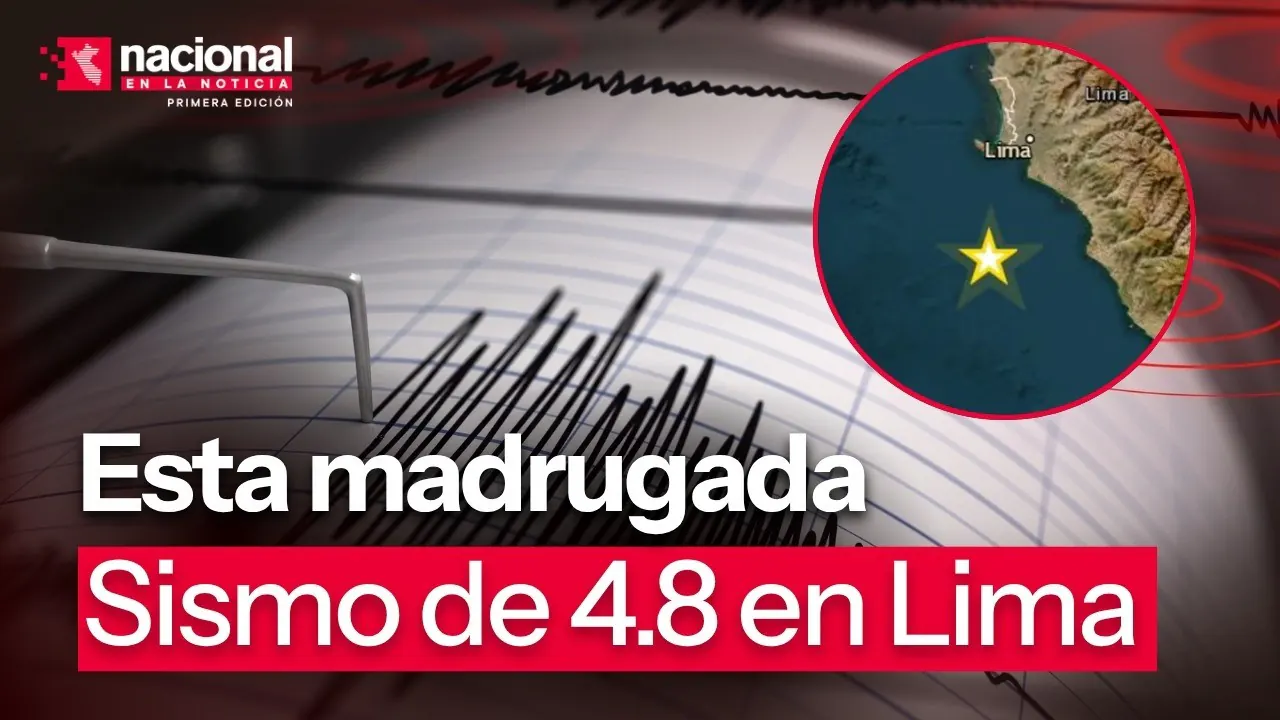 Reproducir: ¡Sismo de 4.8 en Lima, 42 km. de profundidad!|”Nacional en la Noticia”|EN VIVO
