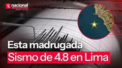 ¡Sismo de 4.8 en Lima, 42 km. de profundidad!|”Nacional en la Noticia”|EN VIVO