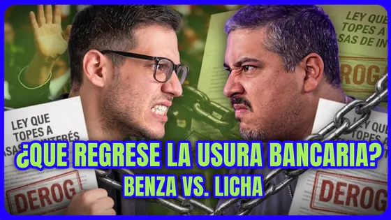 ¿QUE REGRESE LA USURA BANCARIA? BENZA vs BONILLA | #ContraAtaque 15/09