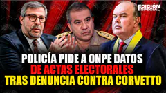 #EnVivo PNP pide a ONPE datos de actas electorales por denuncia de López Aliaga contra Corvetto