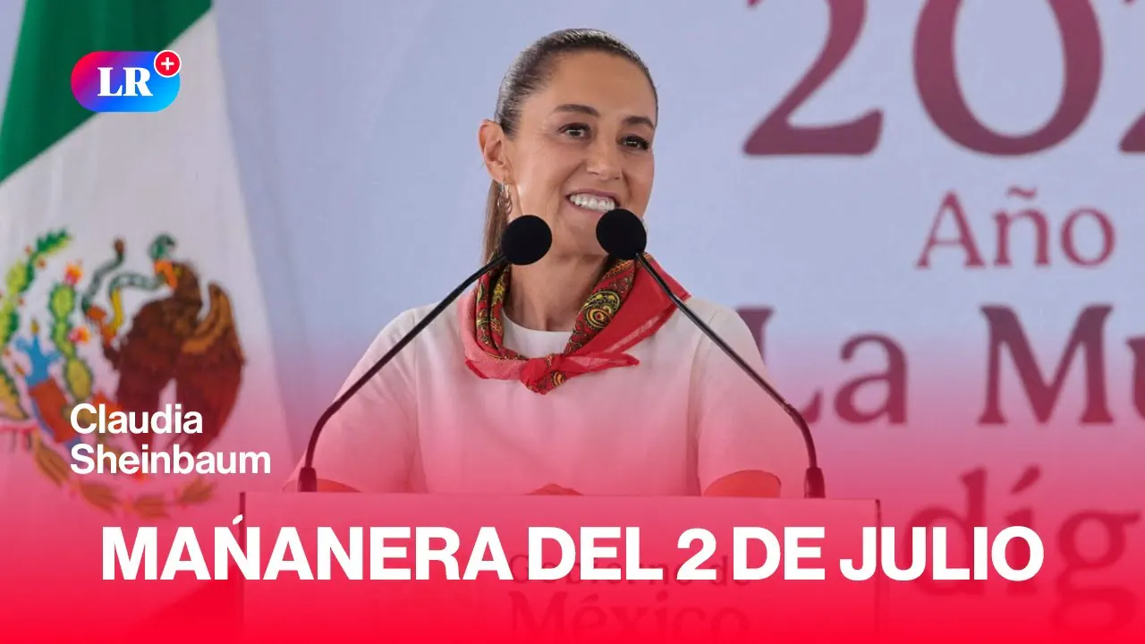 Reproducir: 🔴 CLAUDIA SHEINBAUM en la MAÑANERA de HOY 2 de julio de 2025 | #EnDirectoLR
