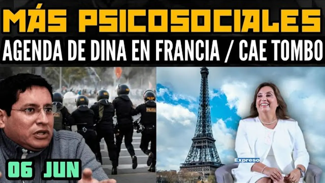Reproducir: AGENDA DE DINA EN FRANCIA/ JULIANA OXENFORD ATACA A PEDRO CASTILLO /SANTIVAÑEZ SE RÍE DEL PJ -06 JUN