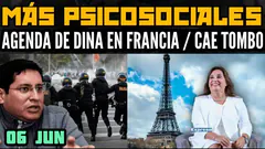 AGENDA DE DINA EN FRANCIA/ JULIANA OXENFORD ATACA A PEDRO CASTILLO /SANTIVAÑEZ SE RÍE DEL PJ -06 JUN