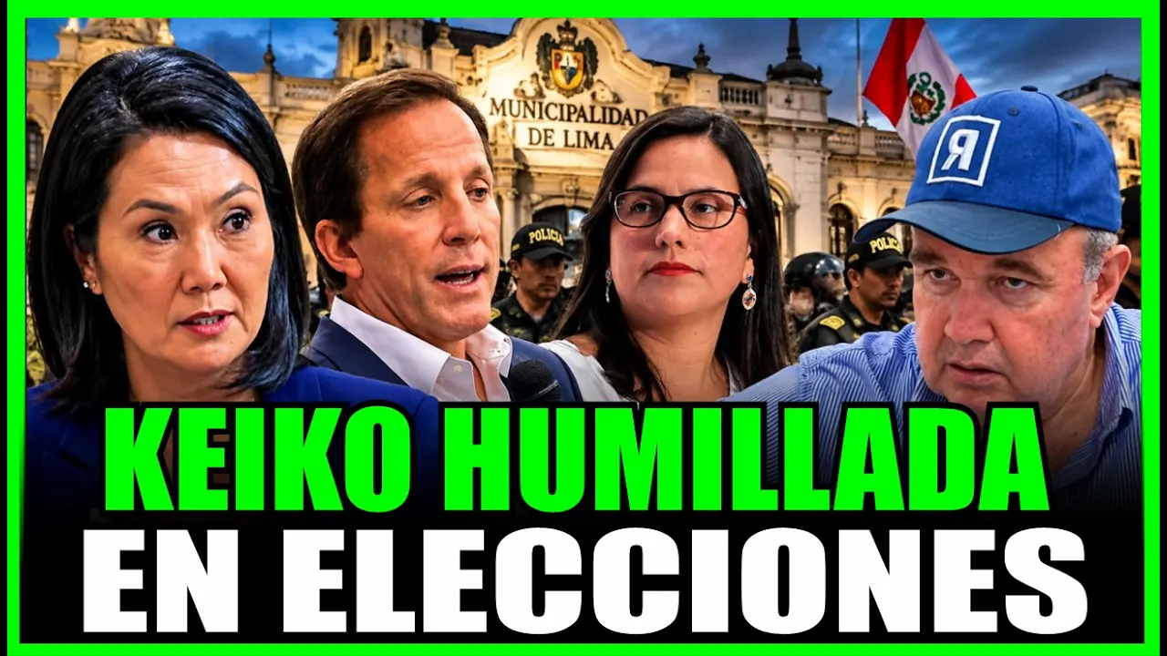 Reproducir: EN VIVO! KEIKO HUMILLADA: RESULTADOS DE ELECCIONES REGIONALES Y MUNICIPALES