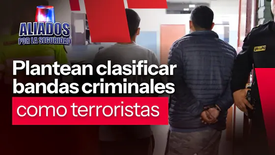 Gobierno propone registro de organizaciones criminales clasificadas como terroristas