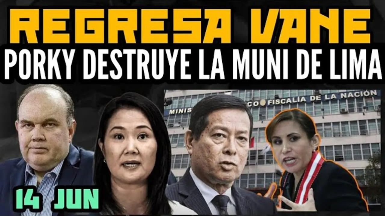 Reproducir: PATRICIA BENAVIDES REGRESA A FISCALÍA/ LÓPEZ ALIGA ENDEUDA A LIMA / SOMETIMIENTO DEL ESTADO - 14 JUN