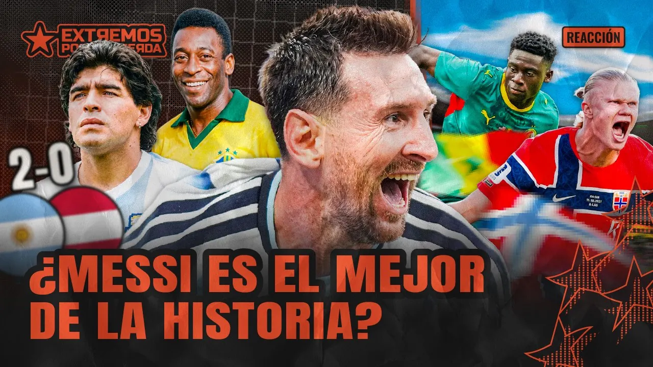 Reproducir: REACCIÓN AL NORUEGA VS SENEGAL: ¿MESSI EL MEJOR DE LA HISTORIA? ¿MBAPPE NO PUDO MOJAR MÁS?