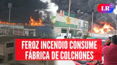 INCENDIO DE GRAN MAGNITUD en el Parque Industrial de Villa el Salvador | #EnVivoLR