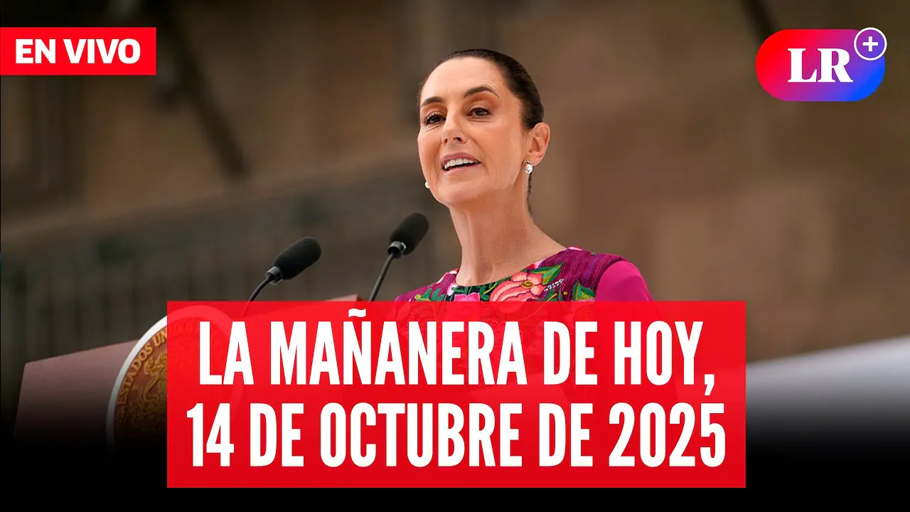 Reproducir: 🔴 Claudia Sheinbaum EN VIVO en la Mañanera de HOY, 14 de octubre 2025 | #EnDirectoLR
