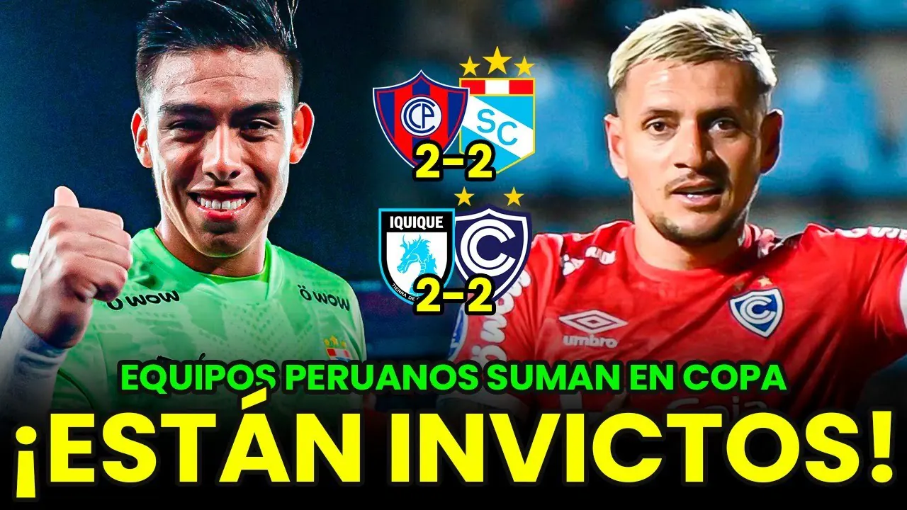Reproducir: 🔴 #VIVO | ¡EQUIPOS PERUANOS INVICTOS EN COPA! CRISTAL Y CIENCIANO RESCATARON EL EMPATE SOBRE LA HORA