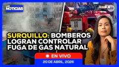 Bomberos logran controlar fuga de gas natural en Surquillo #LASNOTICIASRPP