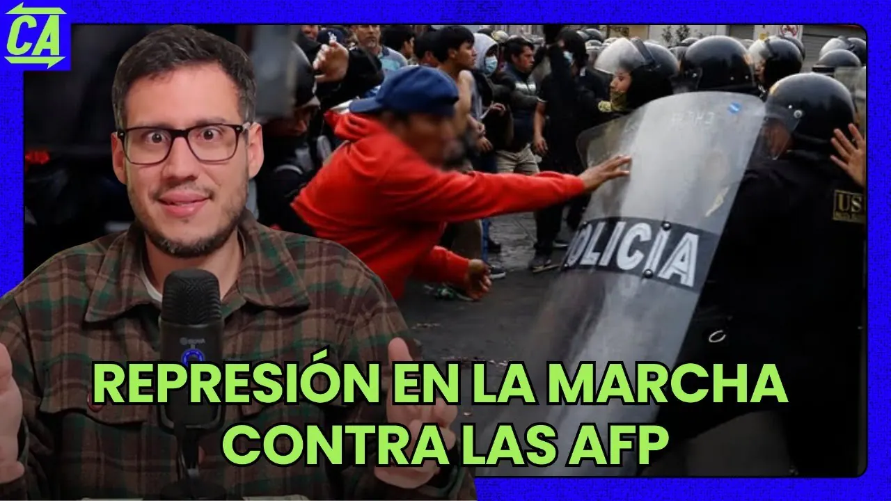 Reproducir: REPRESIÓN EN LA MARCHA CONTRA LAS AFP -  CONTRAATAQUE 14/09
