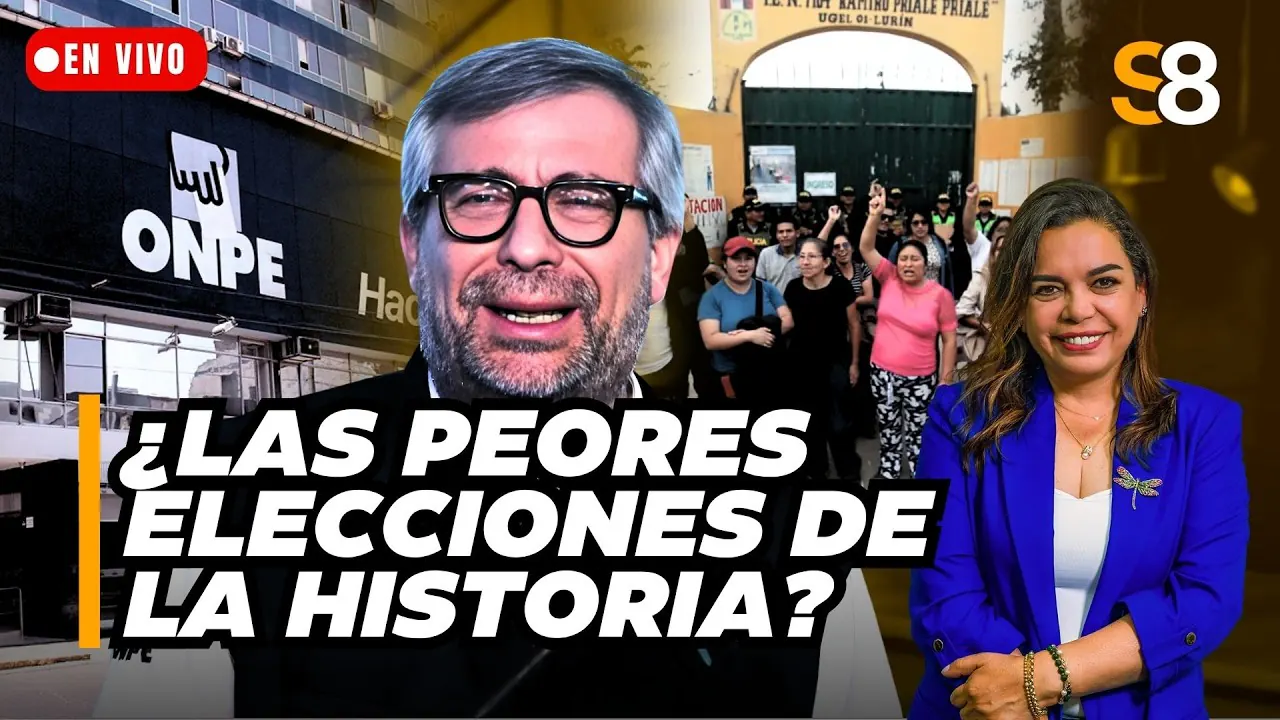 Reproducir: 🟡 ELECCIONES CAÓTICAS: ERRORES DE LA ONPE DEJAN A MÁS DE 60 MIL PERUANOS SIN VOTAR | S8