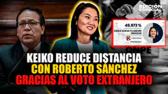 #EnVivo Keiko acorta distancias con Sánchez y la tendencia podría revertirse en las próximas horas