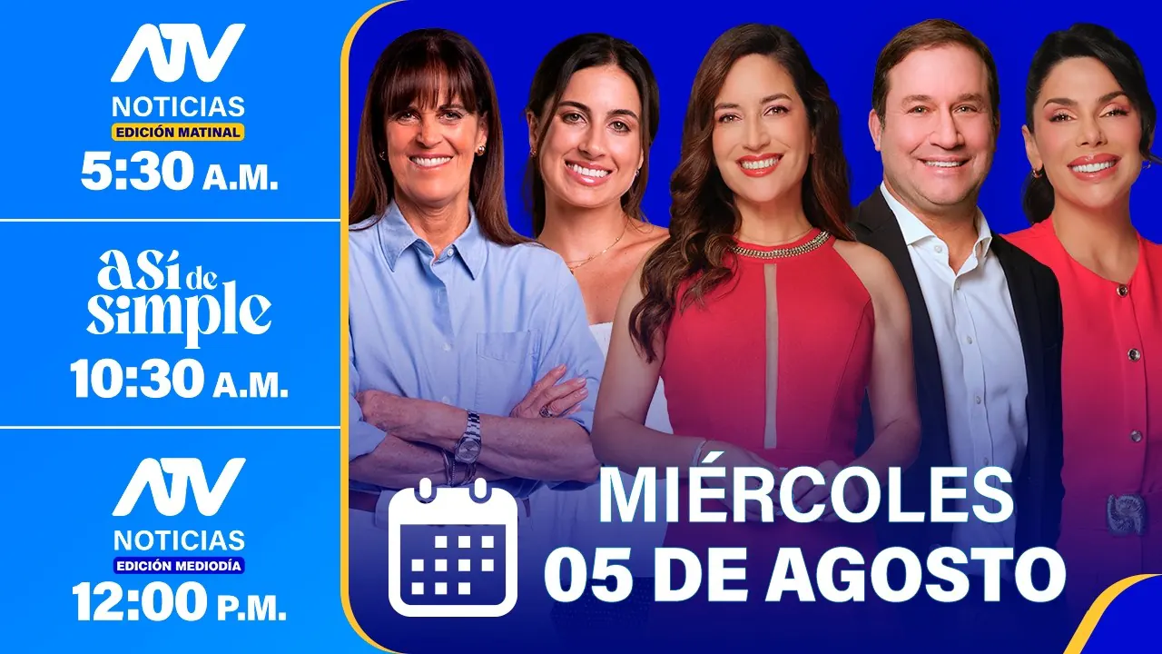 Reproducir: 🔴 ATV Noticias E. Matinal  - 05/08/26