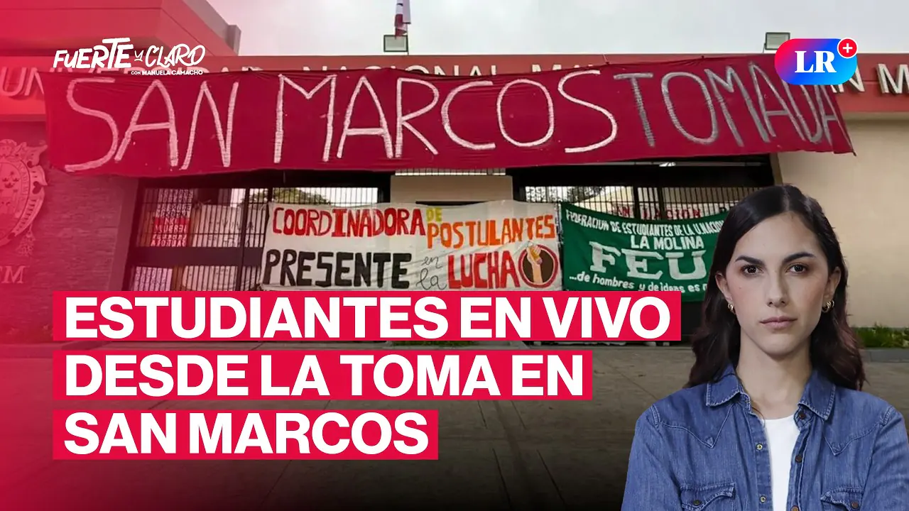 Reproducir: ESTUDIANTES TOMAN SAN MARCOS CONTRA POSIBLE REELECCIÓN DE JERI RAMÓN | FUERTE Y CLARO