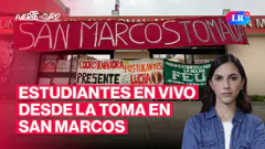 ESTUDIANTES TOMAN SAN MARCOS CONTRA POSIBLE REELECCIÓN DE JERI RAMÓN | FUERTE Y CLARO