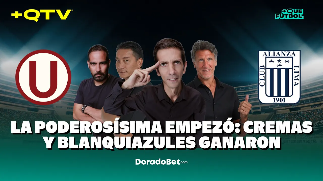 Reproducir: ALIANZA LIMA Y UNIVERSITARIO COMENZARON CON EL PIE DERECHO | MÁS QUE FÚTBOL