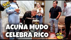 RAJE FREE: Acuña celebra mudo y le hacen tonazo de medio millón a su nieta