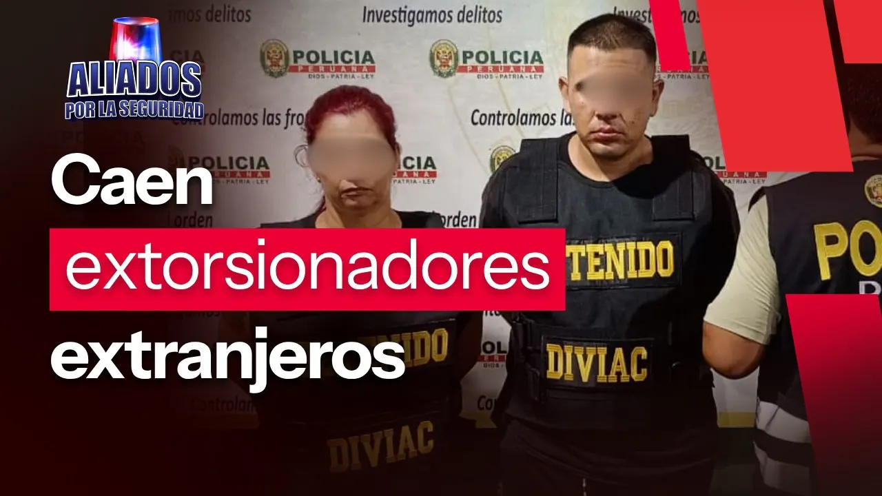 Reproducir: Caen extorsionadores extranjeros en Huánuco | "Aliados por la seguridad" por Radio Nacional EN VIVO