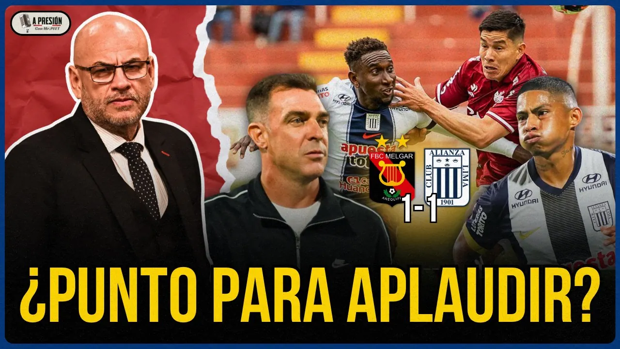 Reproducir: ALIANZA EMPATA EN AREQUIPA ¿ES UN PUNTO PARA VALORAR O LAMENTAR? ¿PAZ ENTRE GUEDE Y QUEVEDO?