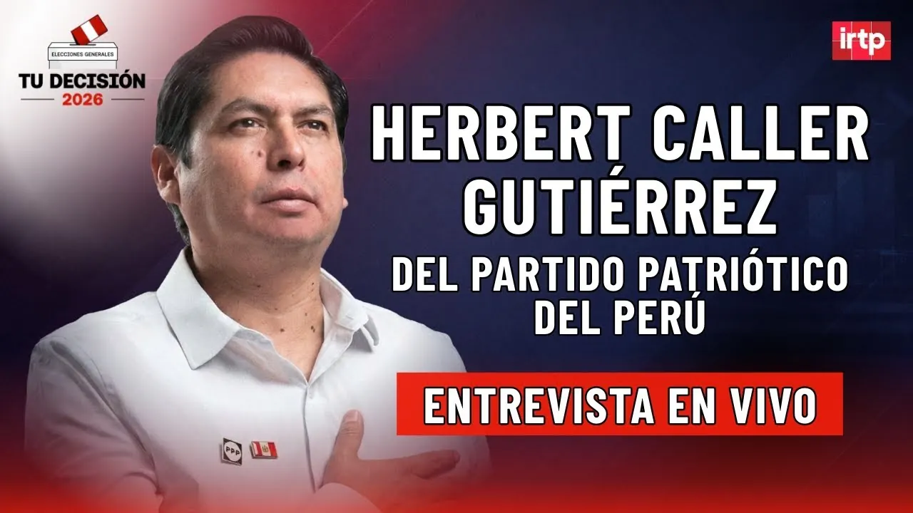 Reproducir: Entrevista a Herbert Caller de Patriótico del Perú | "Tu decisión 2026" por TVPerú Noticias EN VIVO