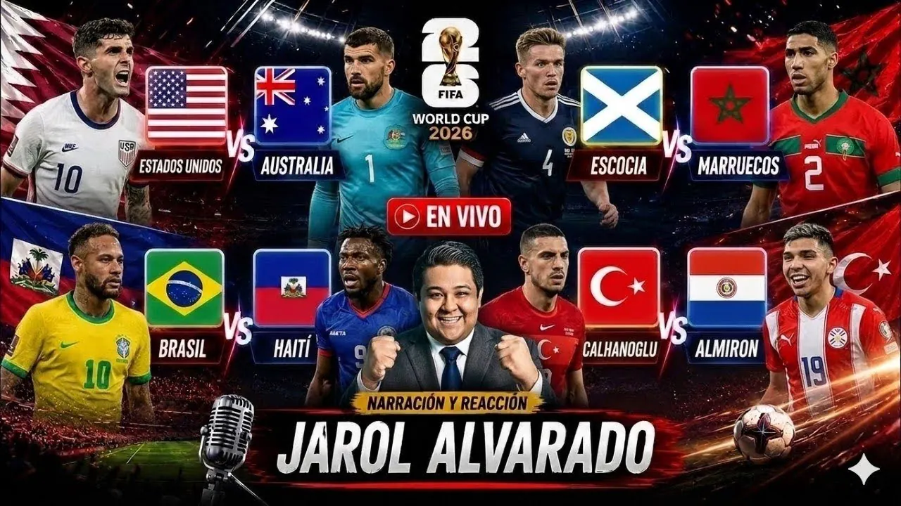 Reproducir: ESTADOS UNIDOS 2-0 AUSTRALIA, ESCOCIA 0-1 MARRUECOS, BRASIL VS. HAITÍ Y TURQUÍA VS. PARAGUAY