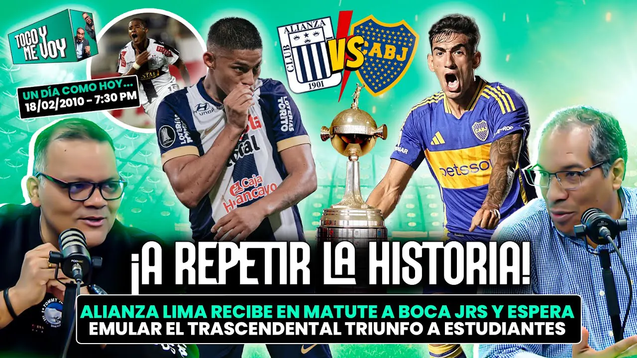 Reproducir: #ENVIVO 🔥ALIANZA LIMA VS. BOCA JUNIORS: ¿SE REPETIRÁ LA HAZAÑA DEL 2010? | XI CONFIRMADO #TOCOYMEVOY