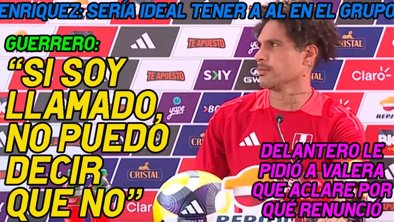 Reproducir: PAOLO: AL QUE LE PEGA LA GENTE ES A  MI / BOMBOS DE LA COPA  / MOSQUERA: VEO MEJOR A BOLIVIA