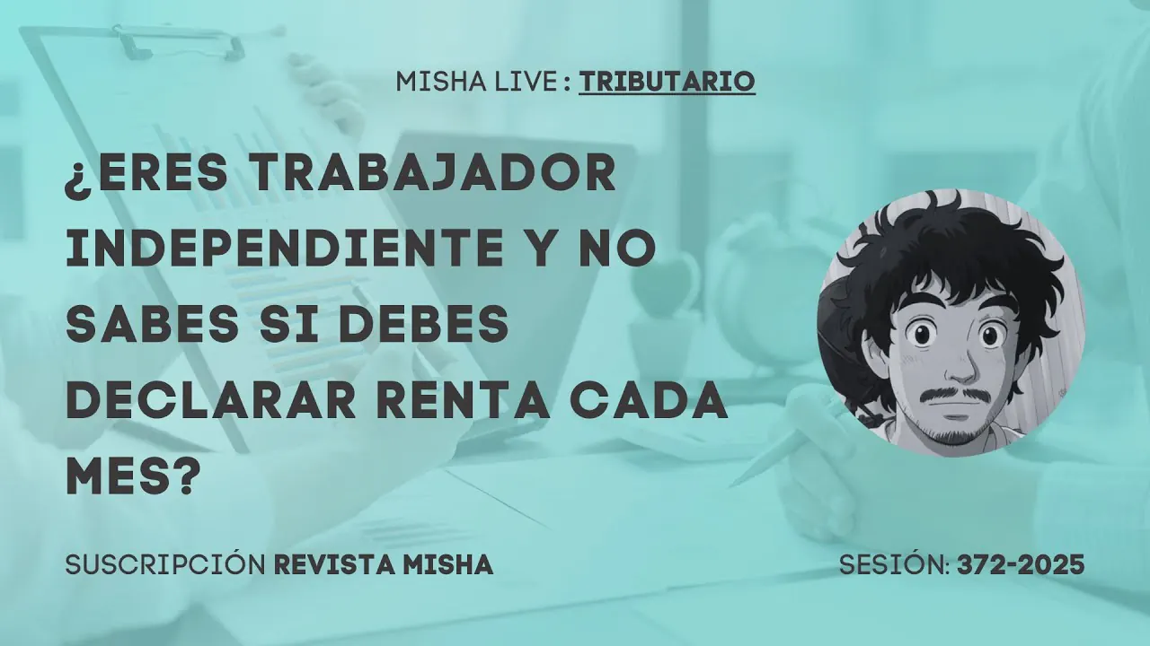 Reproducir: ¿Eres trabajador independiente y no sabes si debes declarar renta cada mes?