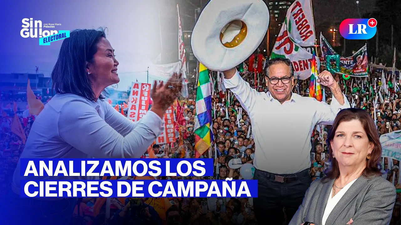 Reproducir: TODO SOBRE LOS CIERRES DE CAMPAÑA Y RESPALDO | SIN GUION CON ROSA MARÍA PALACIOS